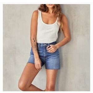 NEW Outerknown Women’s Denim Beachcomber Shorts Sea Jeans Cut-Off Size 24 NWT